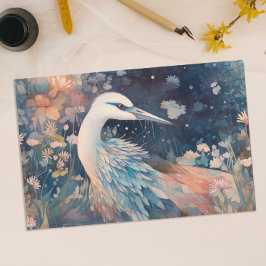 Papel De Seda Elegante Crane