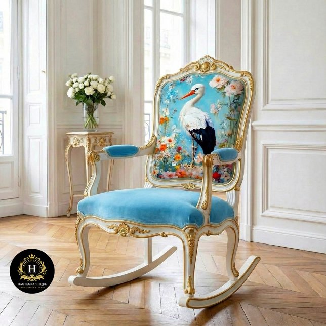 Papel De Seda Elegante Decoupage de Cegonha Floral (Criador carregado)
