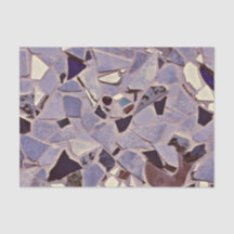 Elegante Design de Padrão de Mosaico Terrazzo Roxo