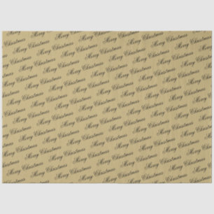 Papel De Seda Elegante Dourado de luxo Feliz Natal