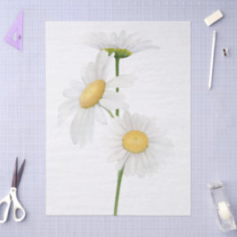 Papel De Seda Elegante flor de dáli moderna
