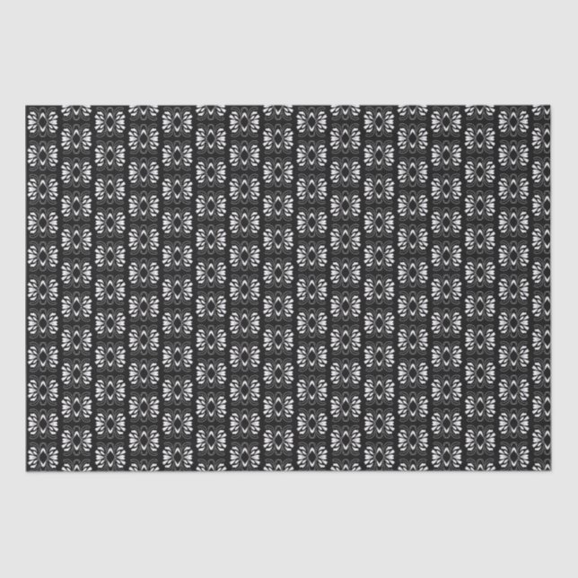 Papel De Seda Elegante - Glam Black and White Flair All Occastio (Frente )
