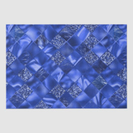 Papel De Seda Elegante Padrão de Treliça de Diamante em Brilho A