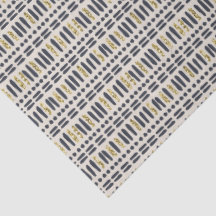 Elegante padrão linear azul-marinho e dourado