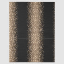 Elegante Preto e Dourado com Efeito Ombre Brilhant