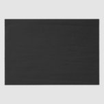 Papel De Seda Elegante Preto Sólido<br><div class="desc">Preto</div>