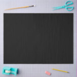 Papel De Seda Elegante Preto Sólido<br><div class="desc">Preto</div>