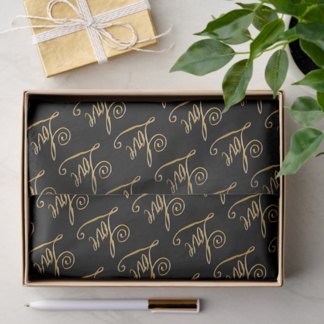 Papel De Seda Elegante, Romântico, Amor (Presente)