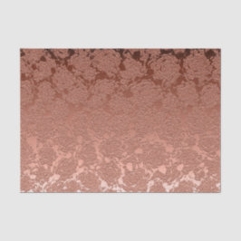 Papel De Seda Elegante Rustic Light Terracotta Autumn Floral