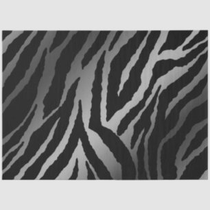 Papel De Seda Elegante Silver Tiger