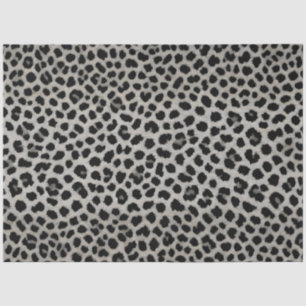 Papel De Seda Elegante Trendy Luxury Coleção Branca de Leopardo