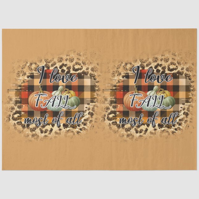 Papel De Seda Elegante Vintage Cai Pumpkin (Frente )