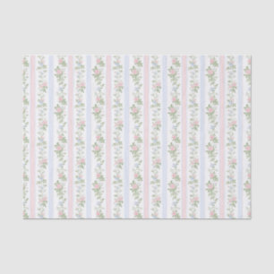 Papel De Seda Elegante Vintage Floral