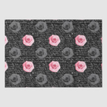 Elegantes Rosas Cor-de-Rosa em Estilo Shabby Chic 
