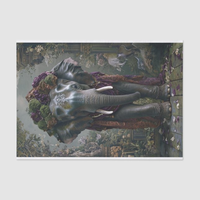 Papel De Seda Elephant Blossom (Frente )