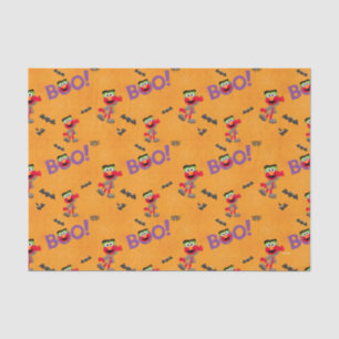 Papel De Seda Elmo   Halloween Boo Pattern