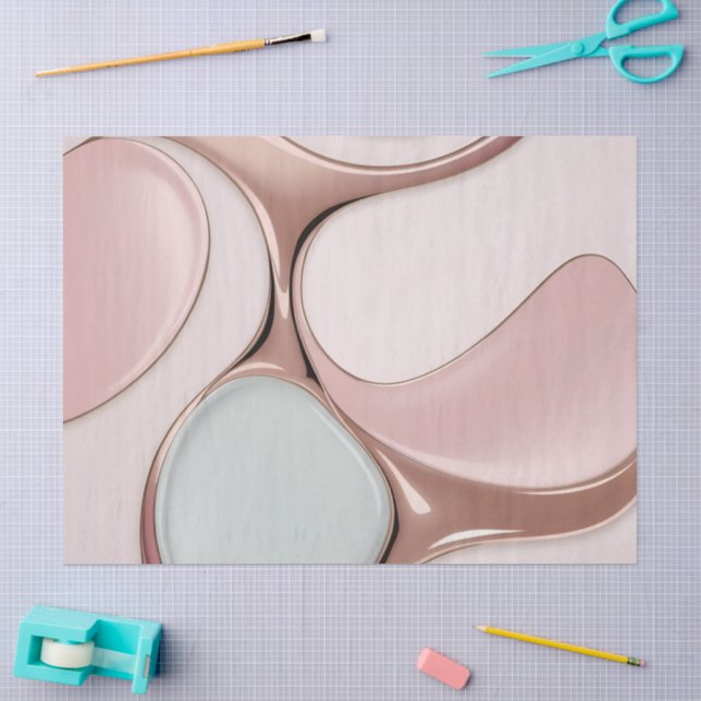Papel de seda em gráfico abstrato elegante (Arte )