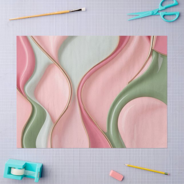 Papel de seda em gráfico abstrato elegante (Arte )