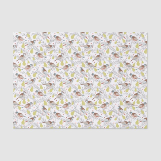 Papel De Seda Em uma árvore de pera (Frente )