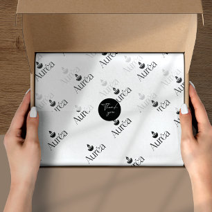 Papel De Seda Embalagem com marca de logotipo comercial