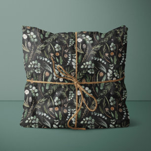 Papel De Seda Embalagem de presente da família moderna botânica