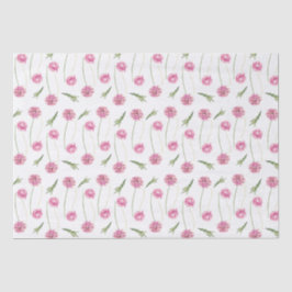Papel De Seda Embalagem para Pequenas Empresas Pink Peony
