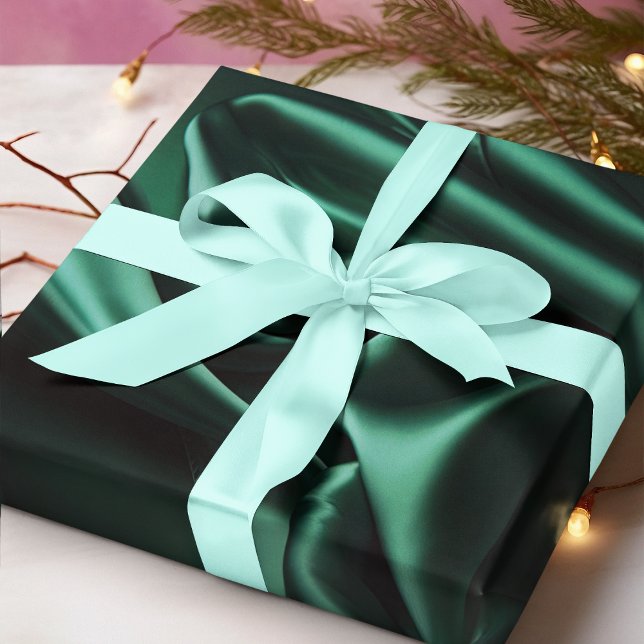 Papel De Seda Emerald Green Satin Luxury (Criador carregado)