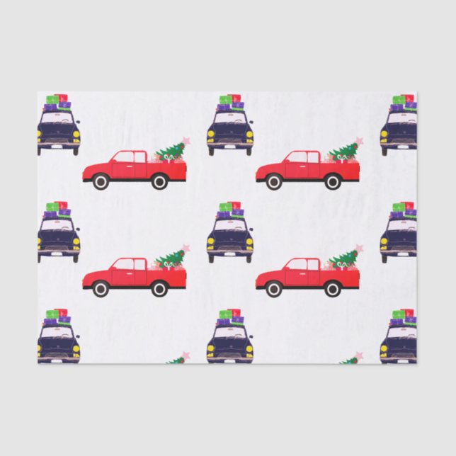 Papel De Seda Emperramento no automóvel Holiday (Frente )