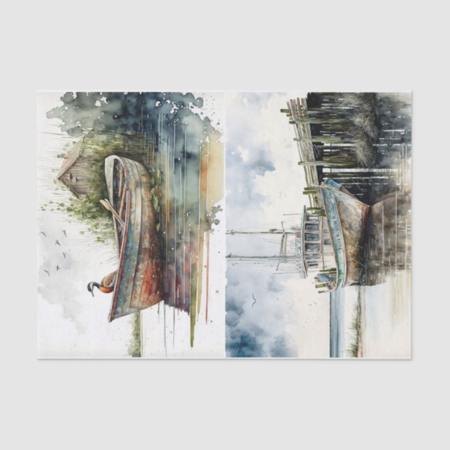 Papel De Seda Encaixe da Baía (Frente )