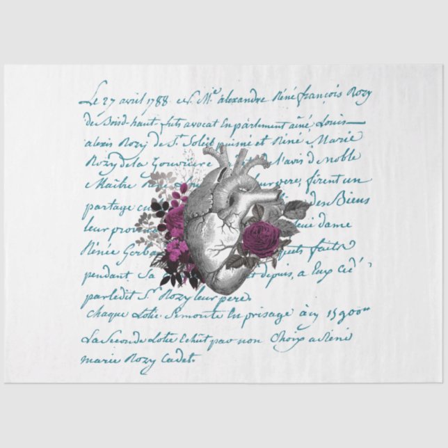 Papel De Seda Encantamento Gótico Série Design 7 (Frente )