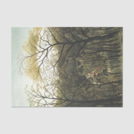 Papel De Seda Encontro na Floresta, Henri Rousseau