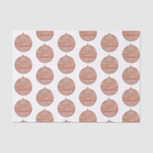 Papel De Seda Enfeites de natal Dourado rosa