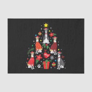 Papel De Seda Enfeites de natal italiano Greyhound Tree Mãe