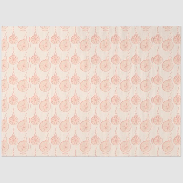 Papel De Seda Enfeites de natal Laranja Claro Natal (Frente )