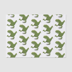 Papel De Seda Engraçado humor de desenho animado de T rex dinoss