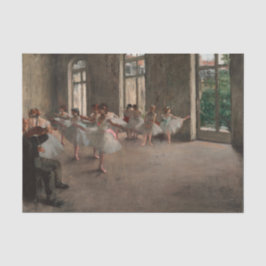 Papel De Seda Ensaio de balés por Edgar Degas