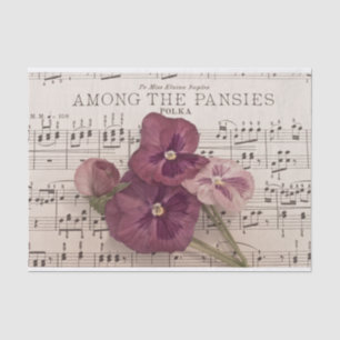 Papel De Seda Entre os Pansies