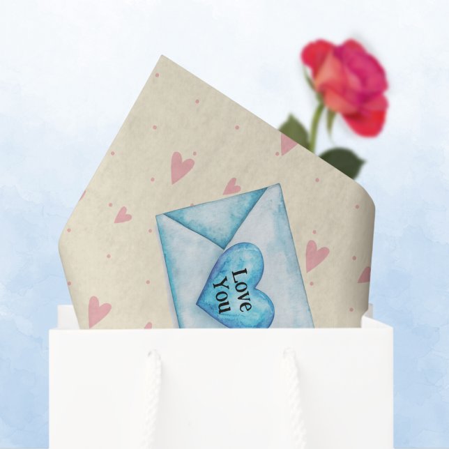 Papel De Seda Envelopes e Corações de São Valentim (Criador carregado)
