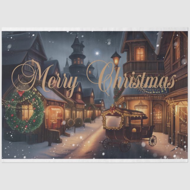 Papel De Seda Envolvimento de Presente na Cidade de Natal (Frente )