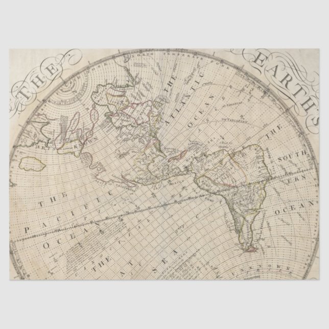 Papel De Seda Ephemera Antique Paper Series Design 25 (Frente )