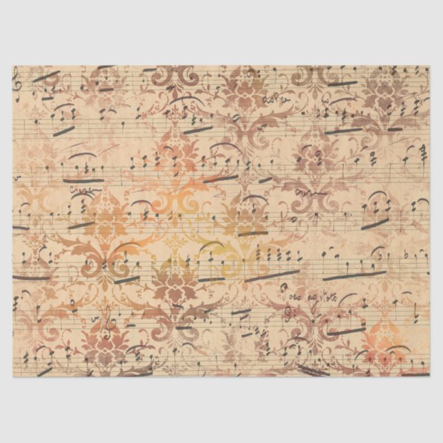 Papel De Seda Ephemera Autumn Paper Series Design 1 (Frente )