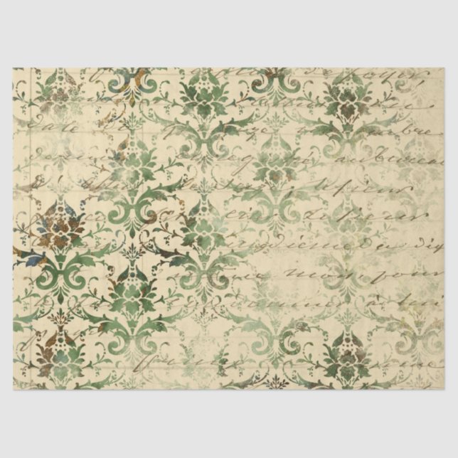 Papel De Seda Ephemera Autumn Paper Series Design 14 (Frente )