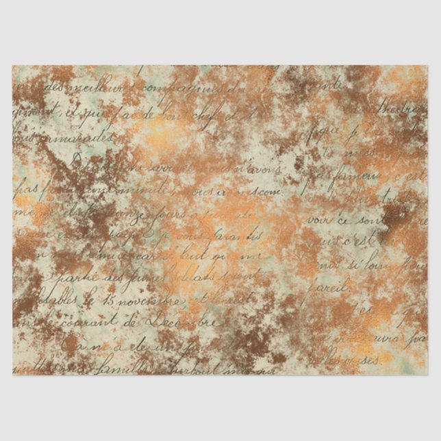 Papel De Seda Ephemera Autumn Paper Series Design 23 (Frente )