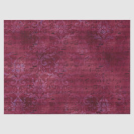 Papel De Seda Ephemera Burgundy Série Paper Design 1