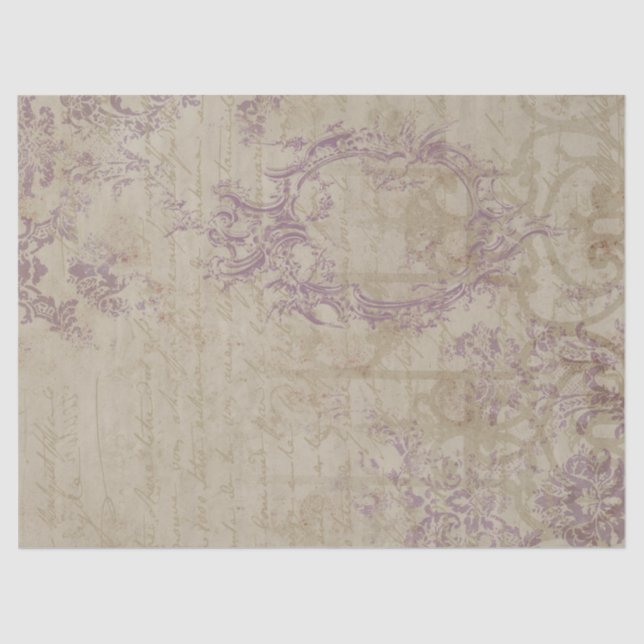 Papel De Seda Ephemera French Paper Series Design 7 (Frente )