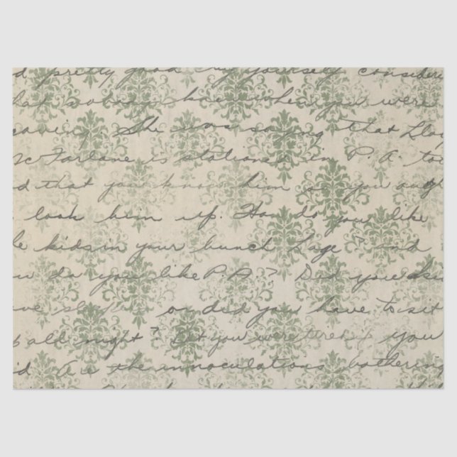 Papel De Seda Ephemera Green Paper Série Design 24 (Frente )