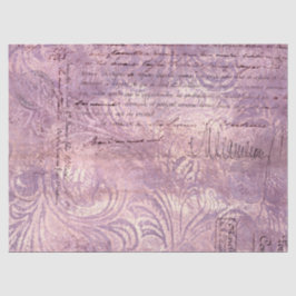 Papel De Seda Ephemera Lavendar Paper Series Design 17