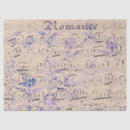 Papel De Seda Ephemera Lavendar Paper Series Design 3