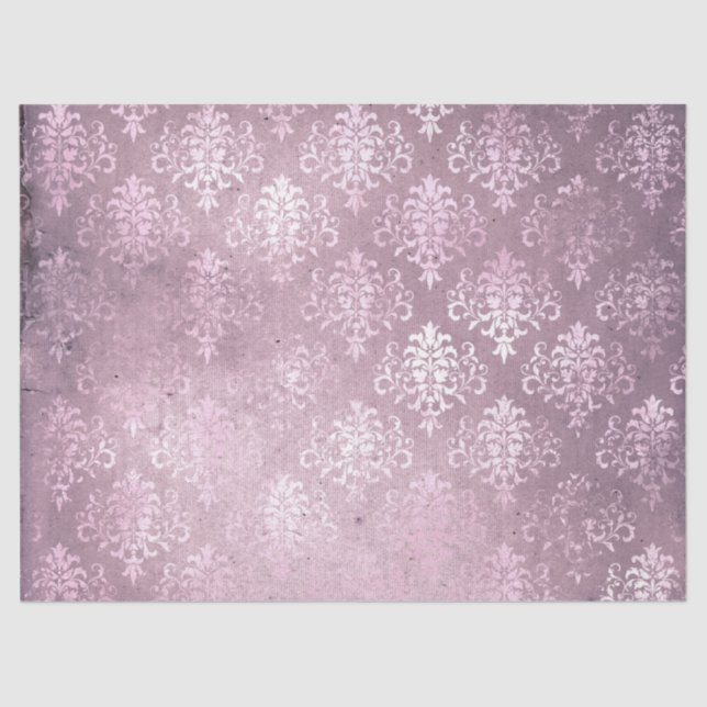 Papel De Seda Ephemera Lavendar Paper Series Design 5 (Frente )