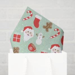 Papel De Seda Época de Natal
